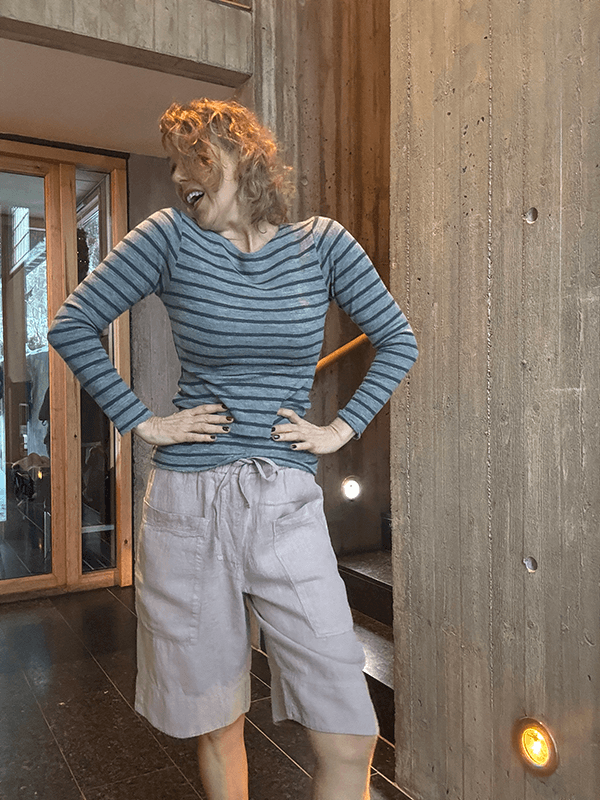 11030 Shorts, Blush, Lin