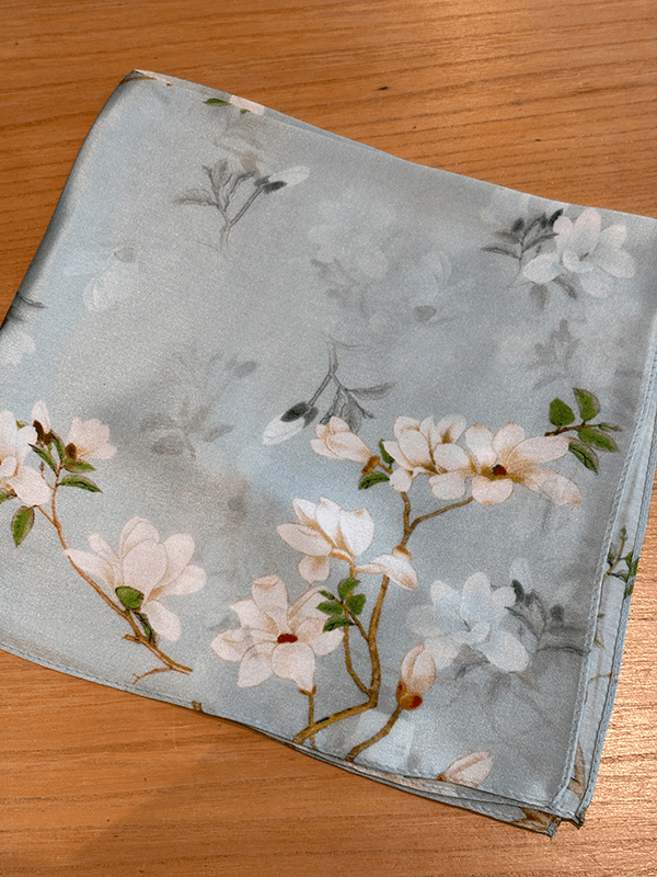 SilkeSkjerf 53cm, BlomsterGren, Sjøgrønn