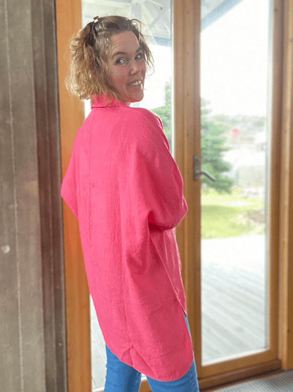 12026 StorSkjorte, Sweet Pink, Lin Tynn