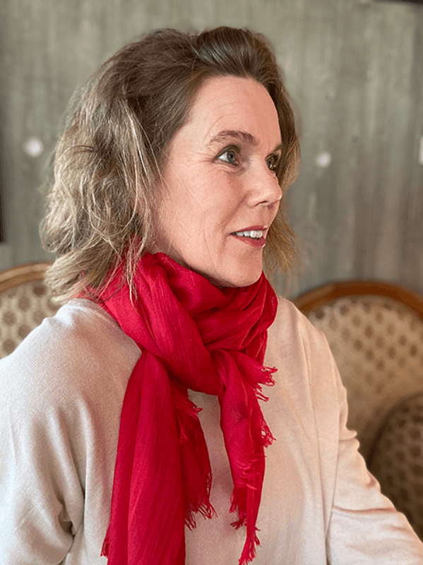 Ulrikke Skjerf, Bomull / Ull, Scarlet Red