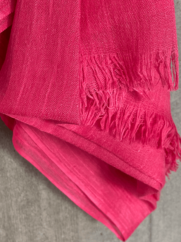 Ulrikke Skjerf, Bomull / Ull, Hot Pink