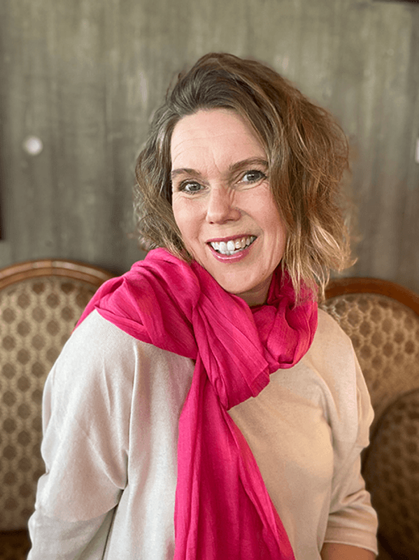 Ulrikke Skjerf, Bomull / Ull, Hot Pink