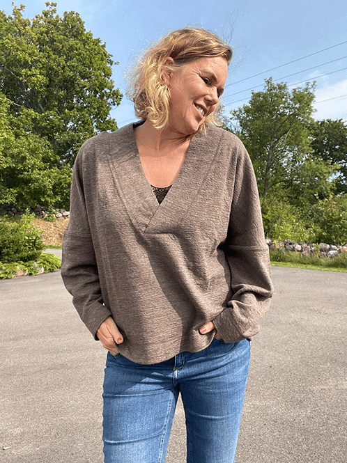 Hovedbilde 14013 Genser, Earth Melange, Double Face