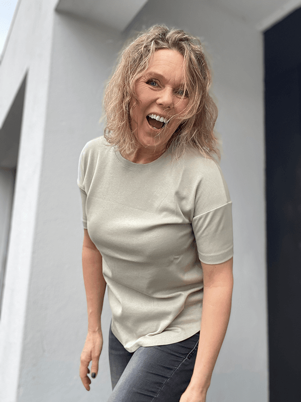 4305 T-Skjorte, Light Khaki, Bomull