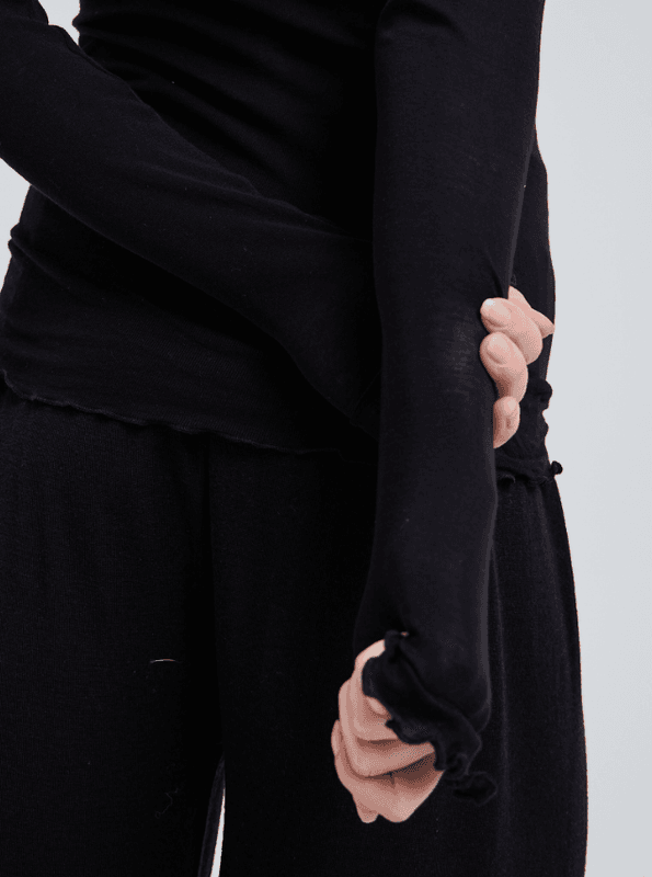 Romance T-Genser, Bomull, Black