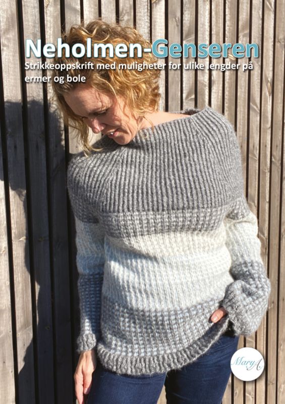 Neholmen-Genseren, strikkeoppskrift