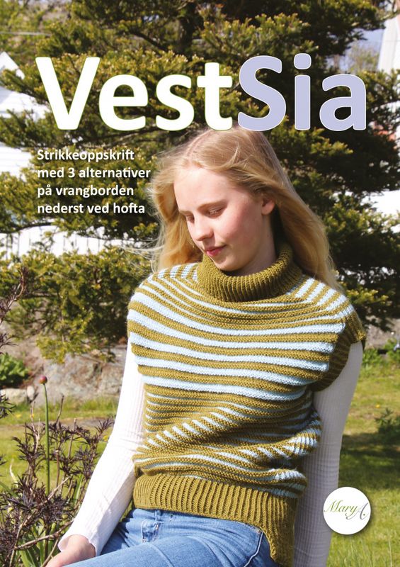 VestSia, strikkeoppskrift