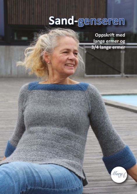 Hovedbilde Sand-genseren, strikkeoppskrift