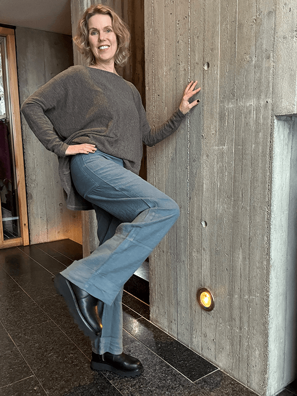 11033 Bukse Patch Pockets, Stormy Sea, Lin