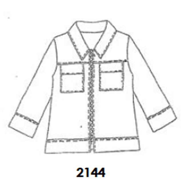 Hovedbilde PreOrder: 2144 Jakke Kort, Velvet Cord, Black