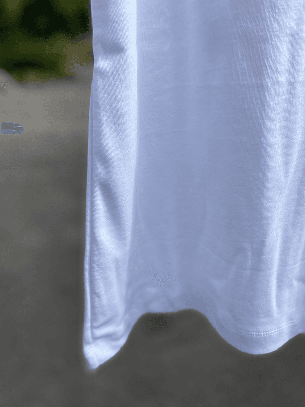 2300 Strap Top, White, Bomull