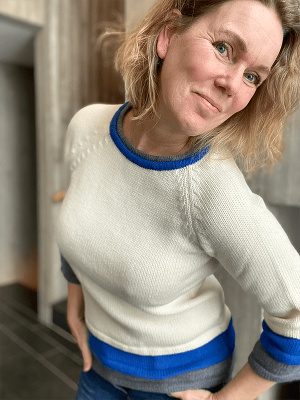 Holme Genser, Merino, Blå