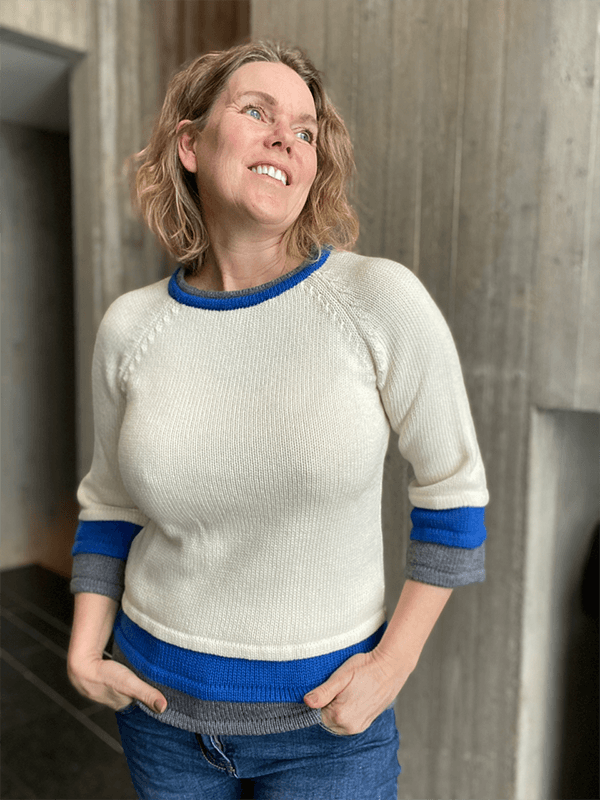 Holme Genser, Merino, Blå