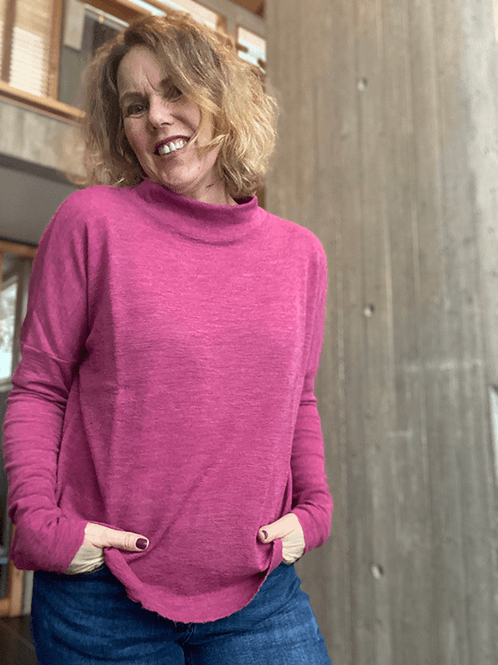 Hovedbilde 4025 Genser, Camelia Melange, Merino