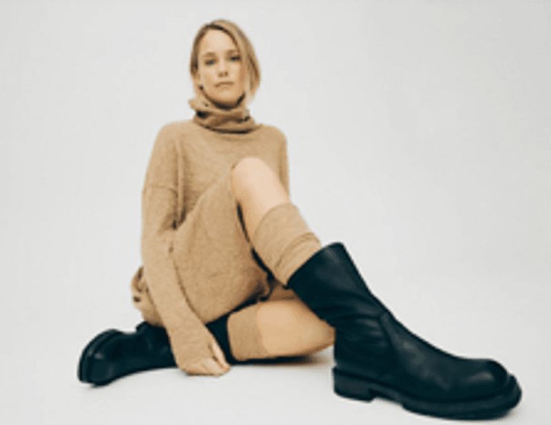 1502 LeggVarmere, Earth Melange, Bubble Wool