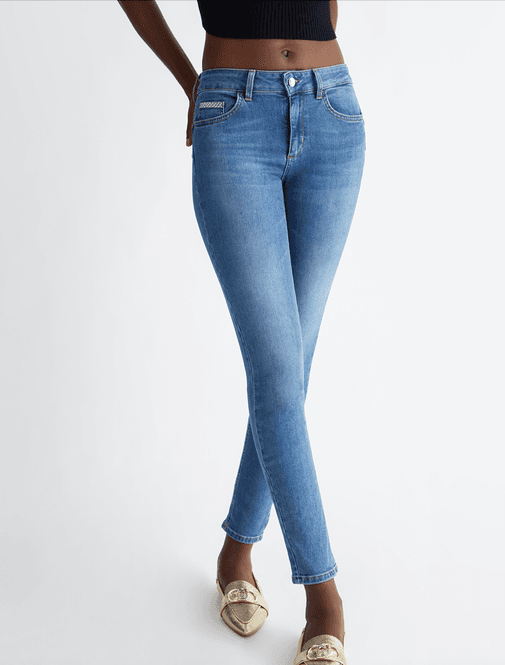 Hovedbilde Jeans Divine 30L, Skinny, Lys Denim