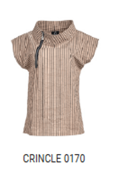 Hovedbilde PreOrder: 0170 Topp Crincle, Bomull, Sand / Black ...