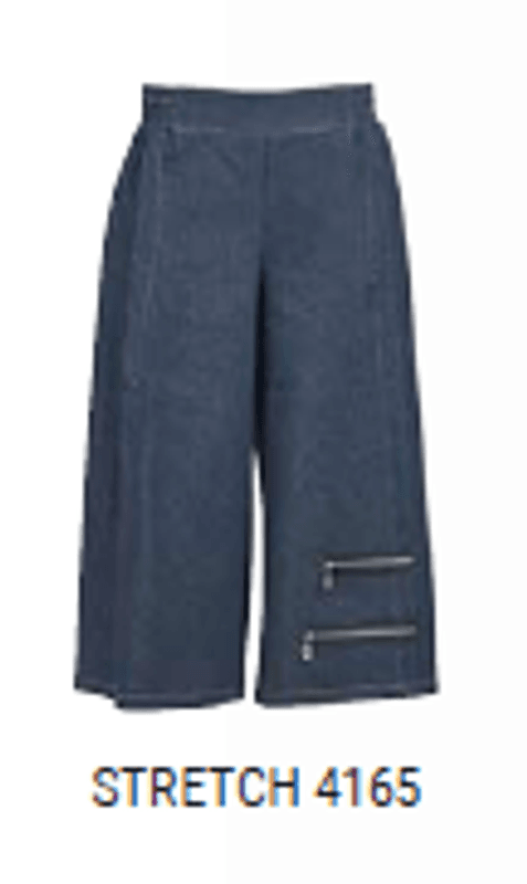4165 Bukse Denim Stretch, Blue, Bomull