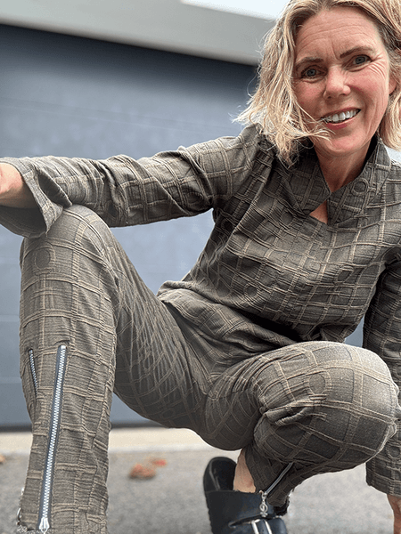 Hovedbilde 4119 Bukse Smal Bubble, Bomull, Army