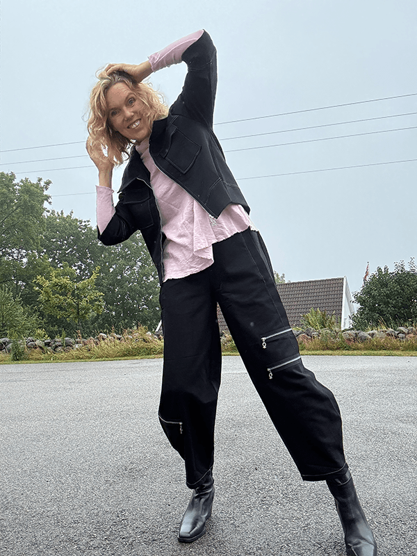 4167 Bukse Stretch, Ballong, Black, Bomull