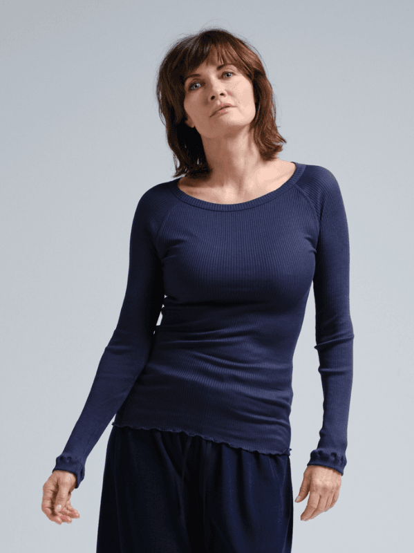 Silky Jade Genser, Silke, Navy