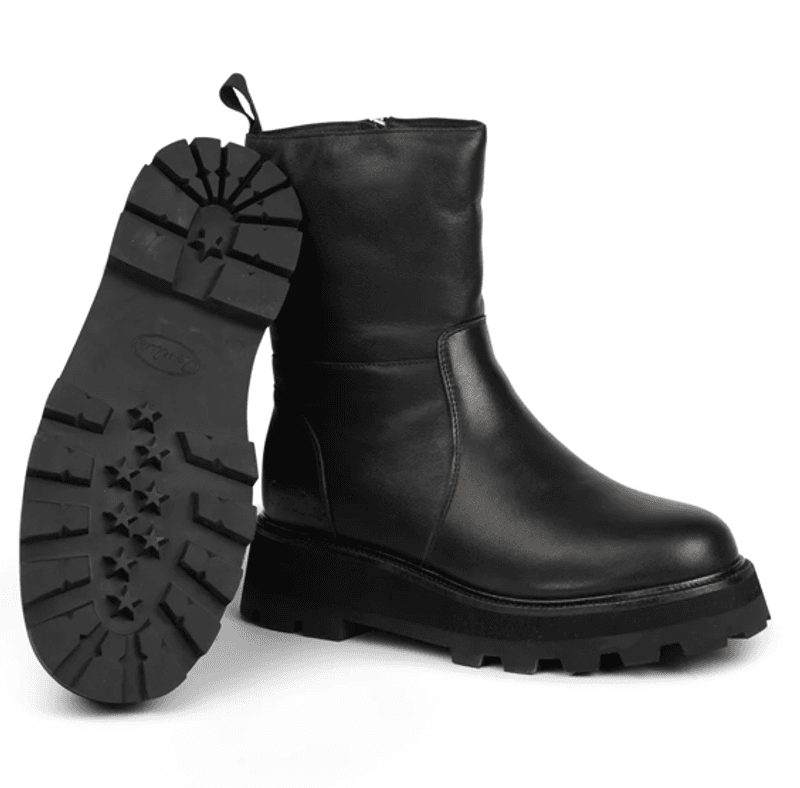 Ushba Boots, Skinn, Black