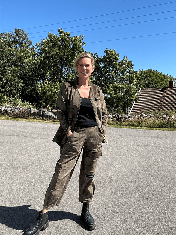 4169 Bukse Velvet, Army, Cord Tykk