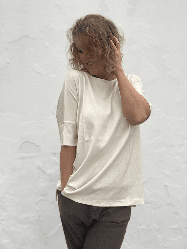 4309 T-Skjorte, Raw White, Bomull
