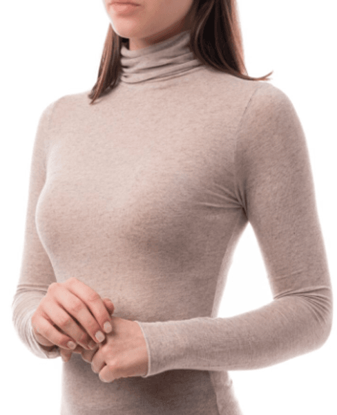 Hovedbilde Dolcevita T-Genser, Modal / Cashmere, Sand ...