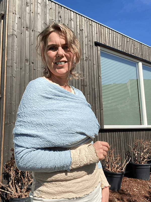 1507 SkulderVarmer, Blue Mist, Bubble Wool