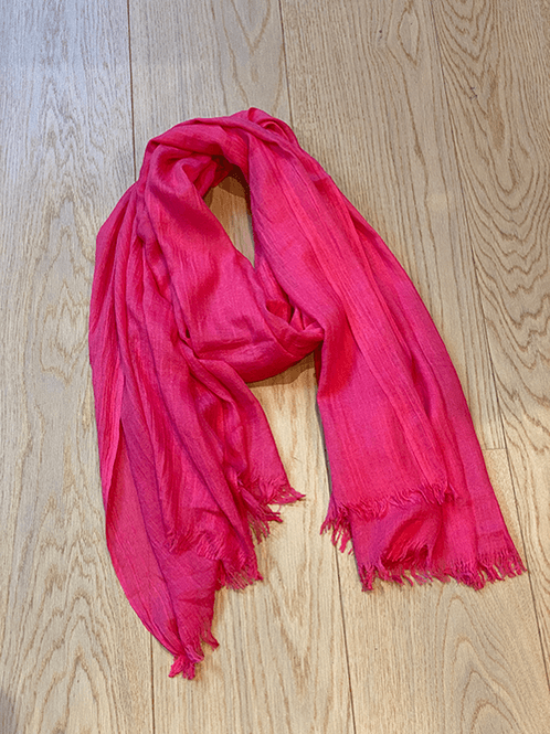 Hovedbilde Ulrikke Skjerf, Bomull / Ull, Hot Pink