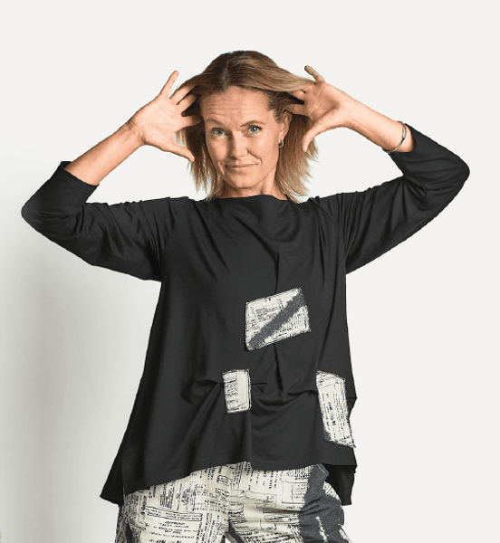 Hovedbilde PreOrder: 0177 Topp, Letters, Black