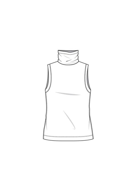 Hovedbilde PreOrder: 2306 Top roll neck, Bomull, XS-XXL