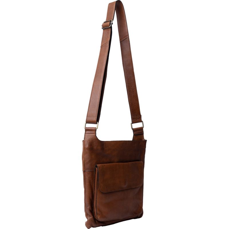 Sara Big Crossover, Walnut, Skinn