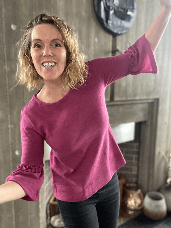 4060 Genser, Camelia Melange, Merino