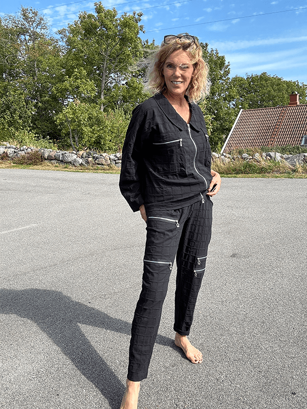 PreOrder: 4173 Bukse Smal, m eller u Glidelåsdetaljer, Bubble
