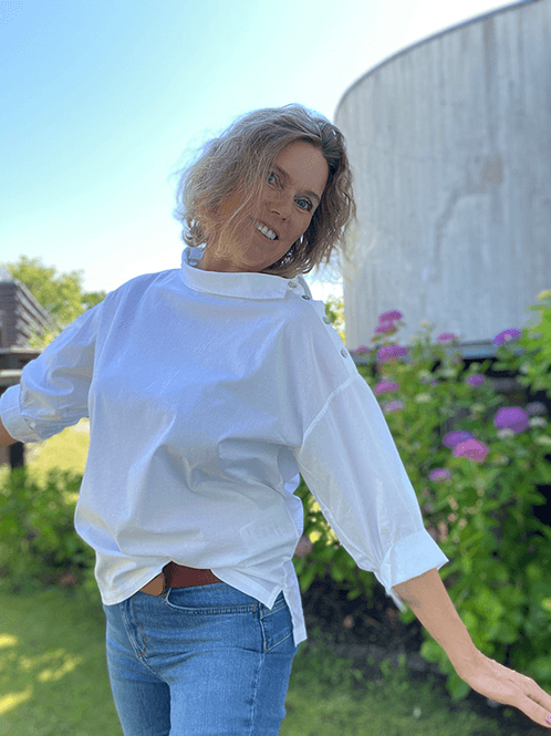 Hovedbilde 13016 Bluse, Hvit, Poplin