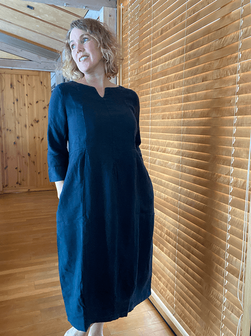 Hovedbilde 11020 Kjole, Midnight Blue, Lin