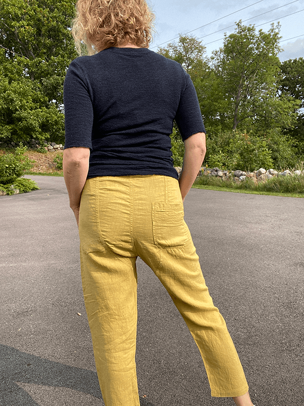 11022 Chinos, Mustard, Lin