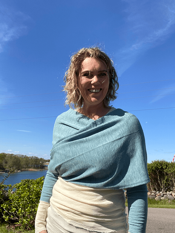 1047 Multi SkulderVarmer, Merino, Artic Melange