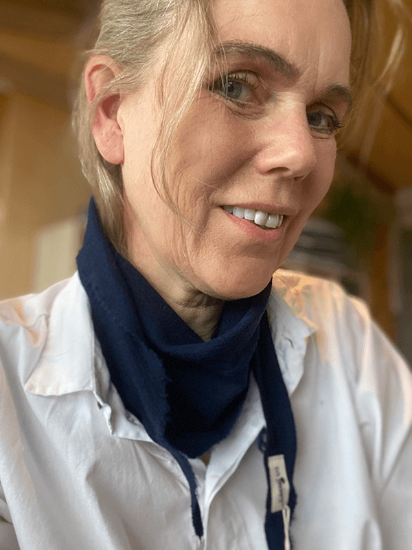 1040 TriangelSkjerf (S), Navy Blue, Merino