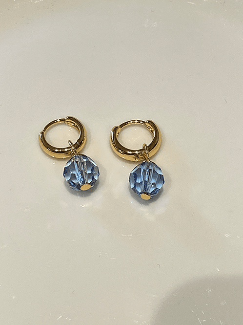 Hovedbilde Sandra Ørepynt, Light Blue Sapphire 