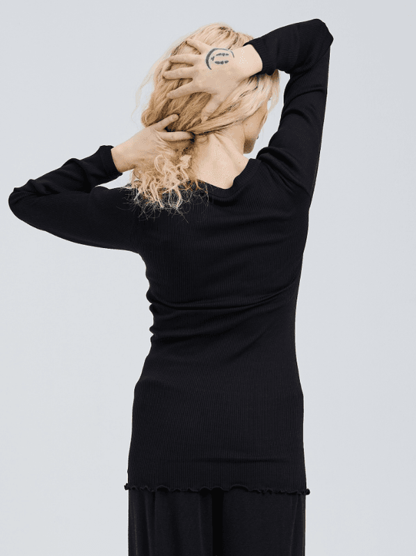 Allure T-Genser, Bomull, Black