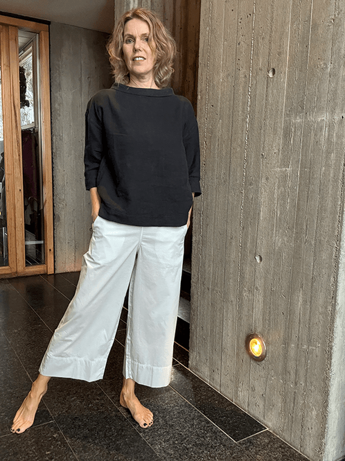 Hovedbilde 13023 Bukse Vid, Salt, Poplin