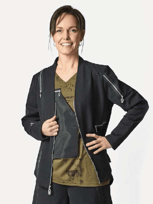 Hovedbilde 2141 Jakke Denim Stretch, Black, Bomull