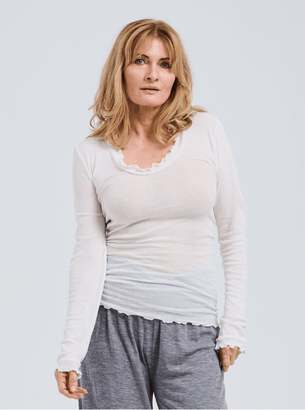 Romance T-Genser, Bomull Off-White