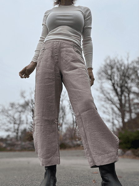 Hovedbilde 11027 Bukse Barrel, Blush, Lin