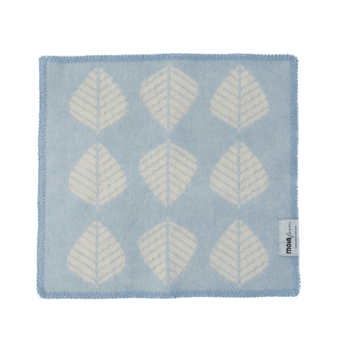 Hovedbilde Sitteunderlag Løv, Ull, LyseBlå