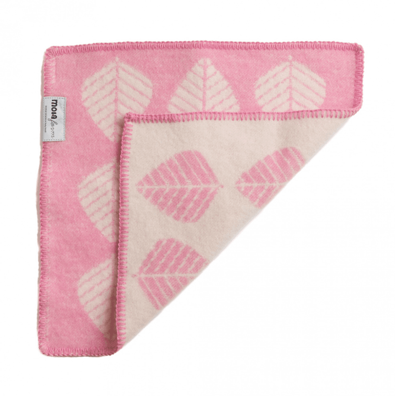 Sitteunderlag Løv, Ull, Rosa