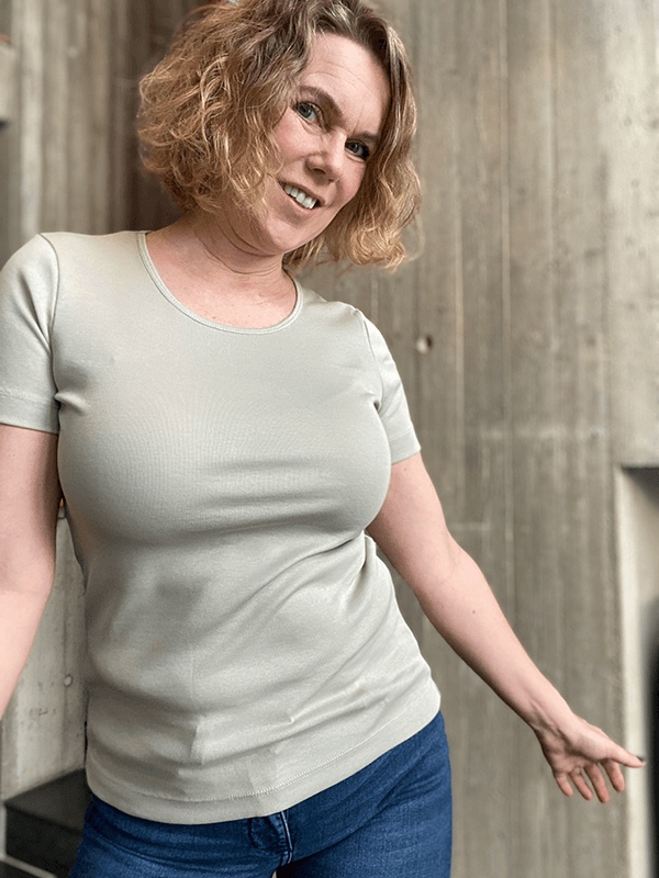 4301 T-Skjorte, Light Khaki, Bomull